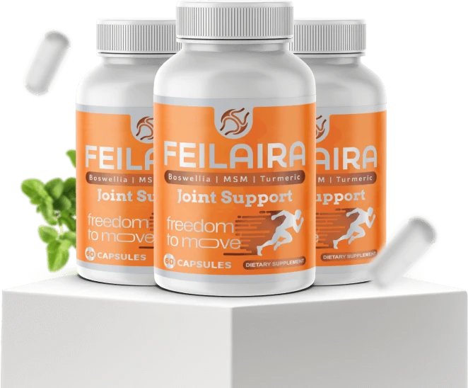 Feilaira joint support for over 50s, three bottles